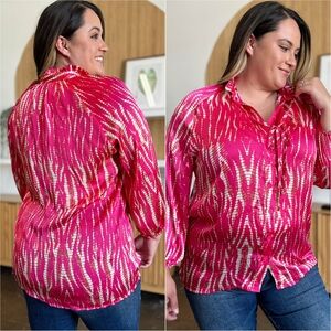 Ashlyn Charmed Top - Pink